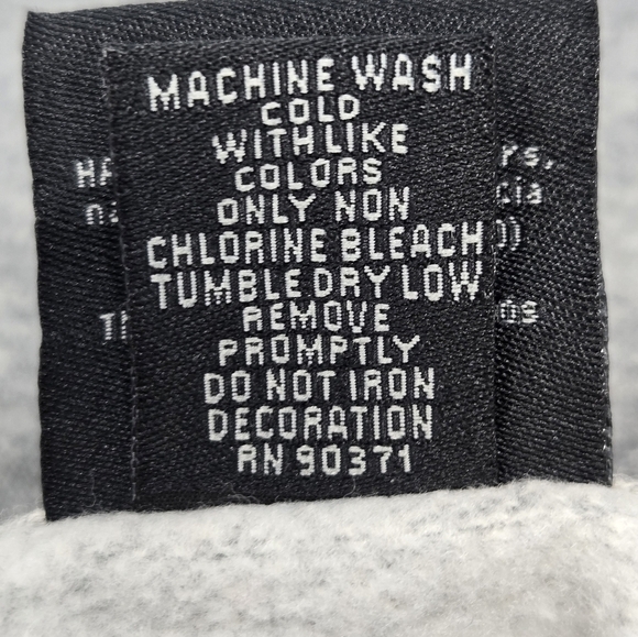 WIZARDING WORLD HARRY POTTER GREY LONG SLEEVE HUFFLEPUFF SWEATSHIRT UNISEX M - Picture 12 of 13